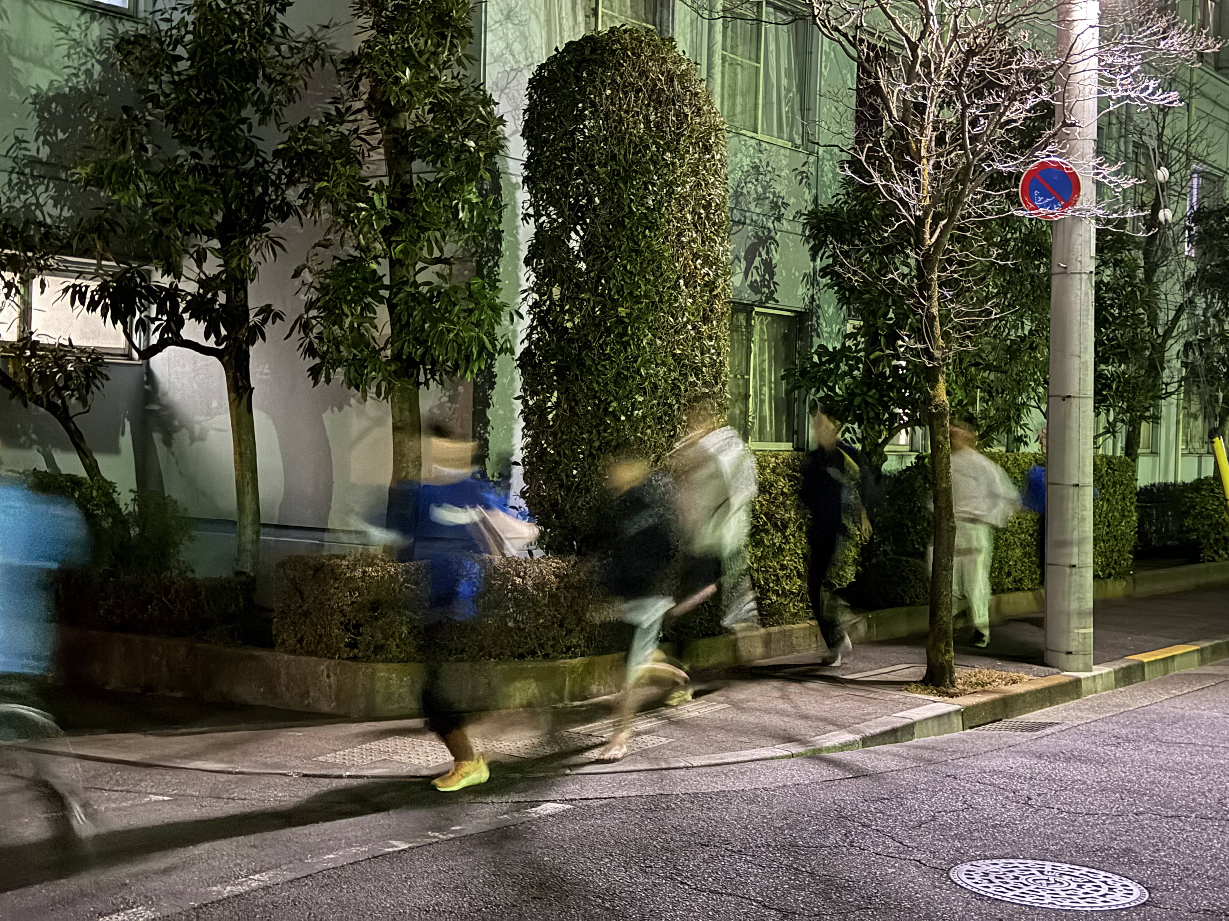 それぞれのペースを意識しながら走る様子