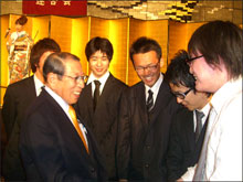 綿貫前議長との記念撮影