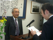 新成人のスピーチ