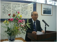 入寮式での祝辞