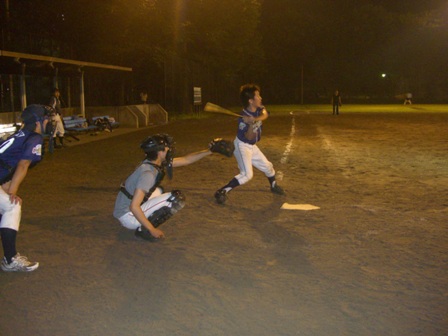 野球の試合の様子