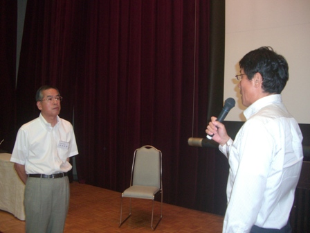 保護者代表による謝辞