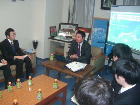 会社説明会の様子