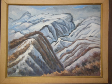 絵画寄贈の様子2