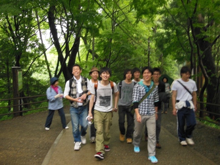 山頂での集合写真