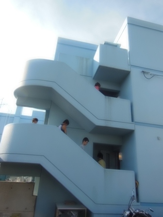 避難訓練の様子