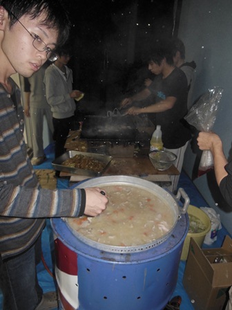 西村君壮行会の様子