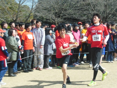 リレーマラソンの様子