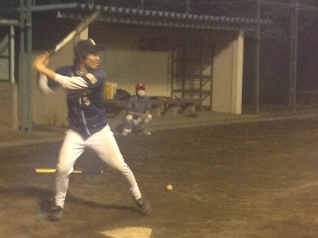 野球部練習の様子