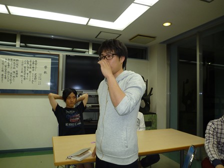 寮生大会の様子