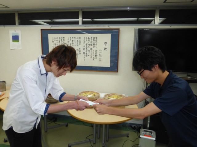 海外留学壮行会の様子