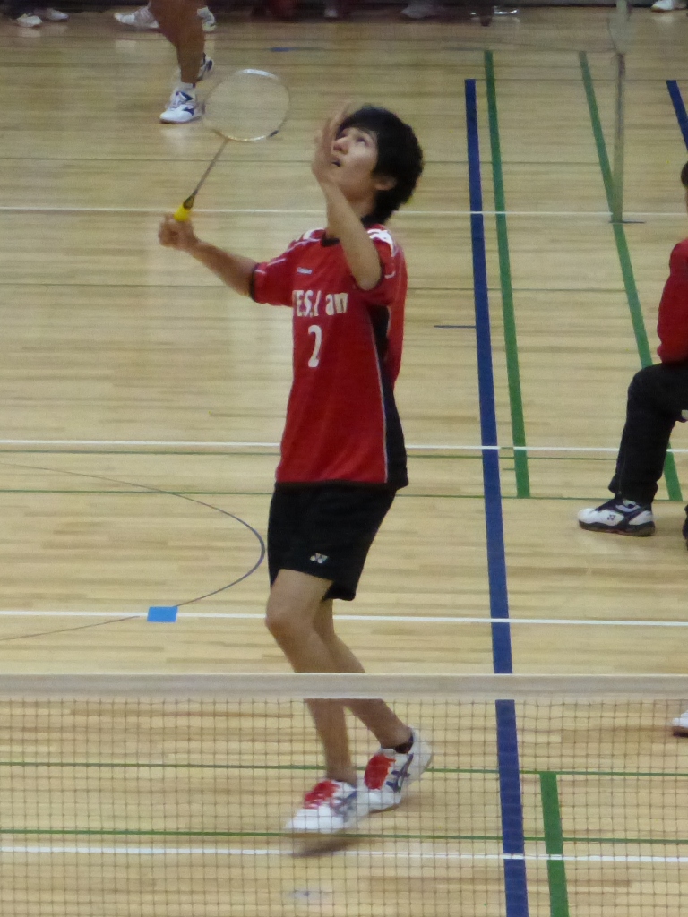 バドミントン大会の様子