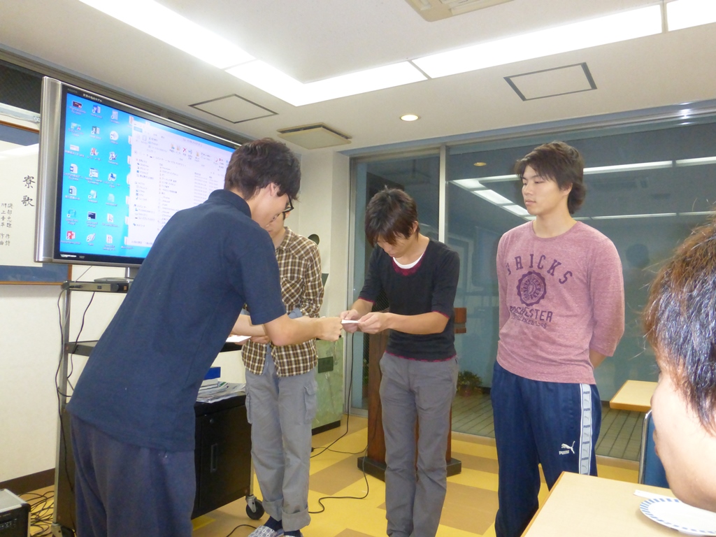 カンボジア派遣壮行会の様子2