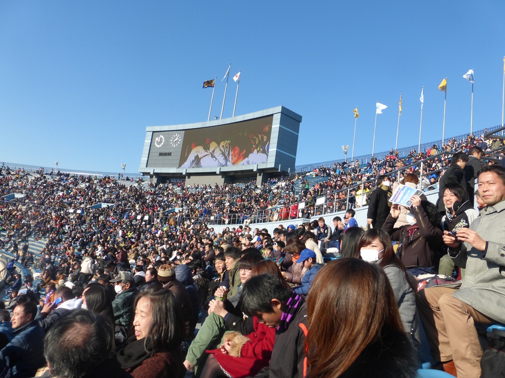 富山第一高校サッカー応援の様子2