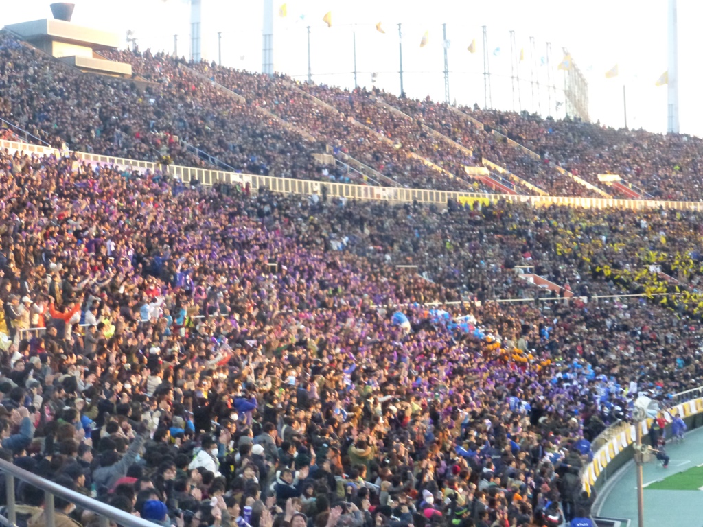 富山第一高校サッカー応援の様子3