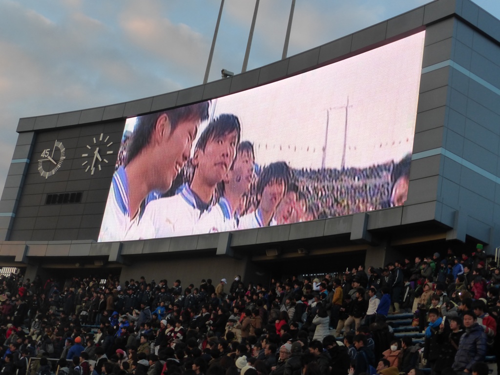 富山第一高校サッカー応援の様子4