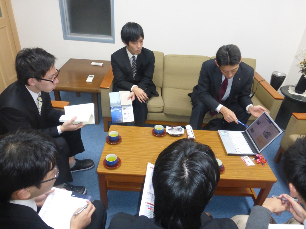 会社説明会の様子