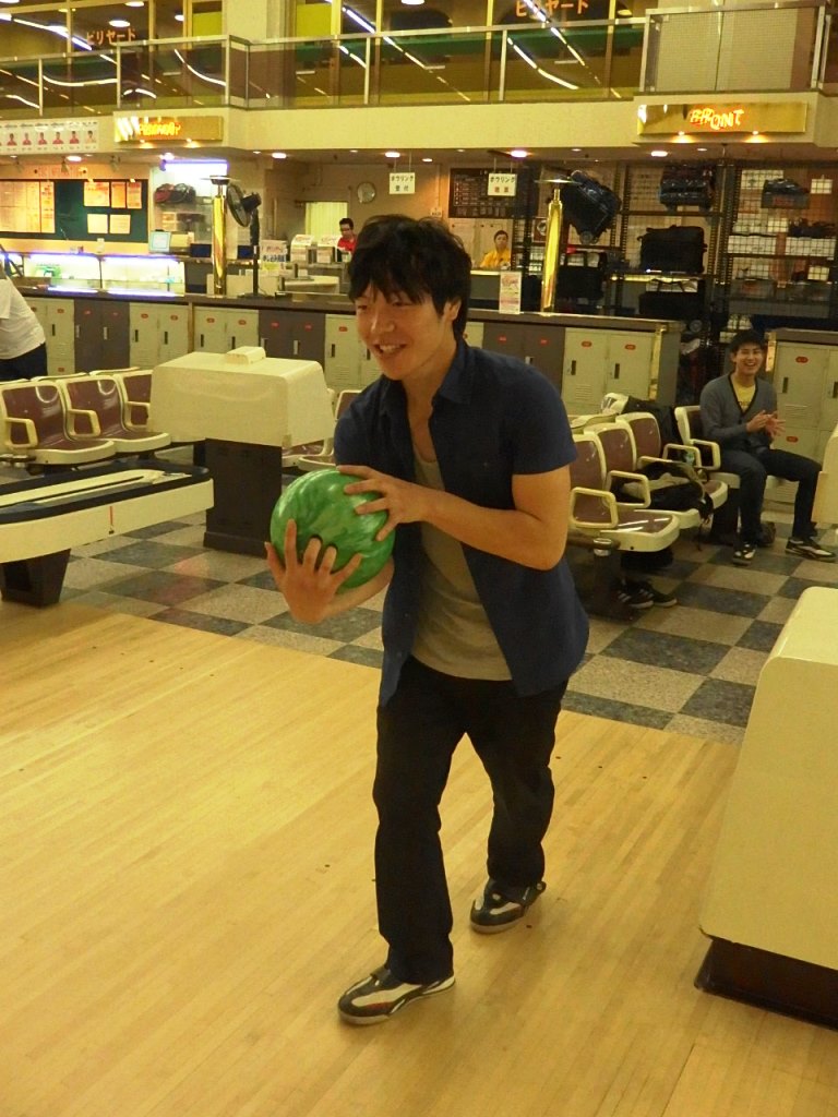 ボーリング大会の様子