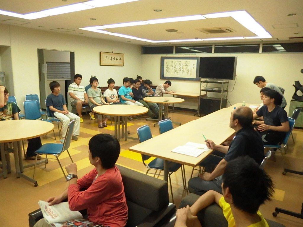 6月寮生大会の様子