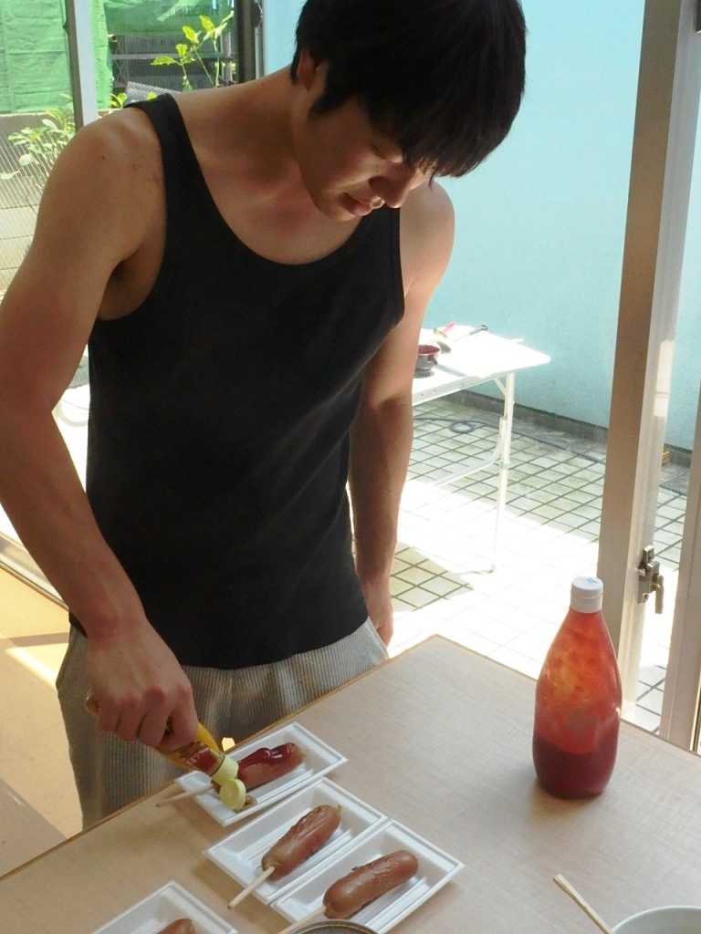 焼きそばブースの様子