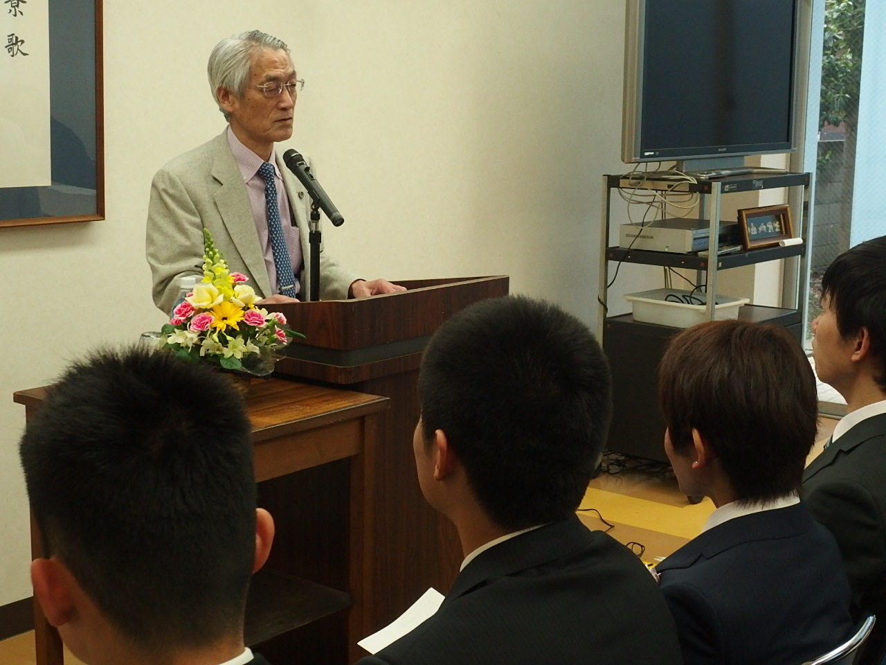 記念講演の様子