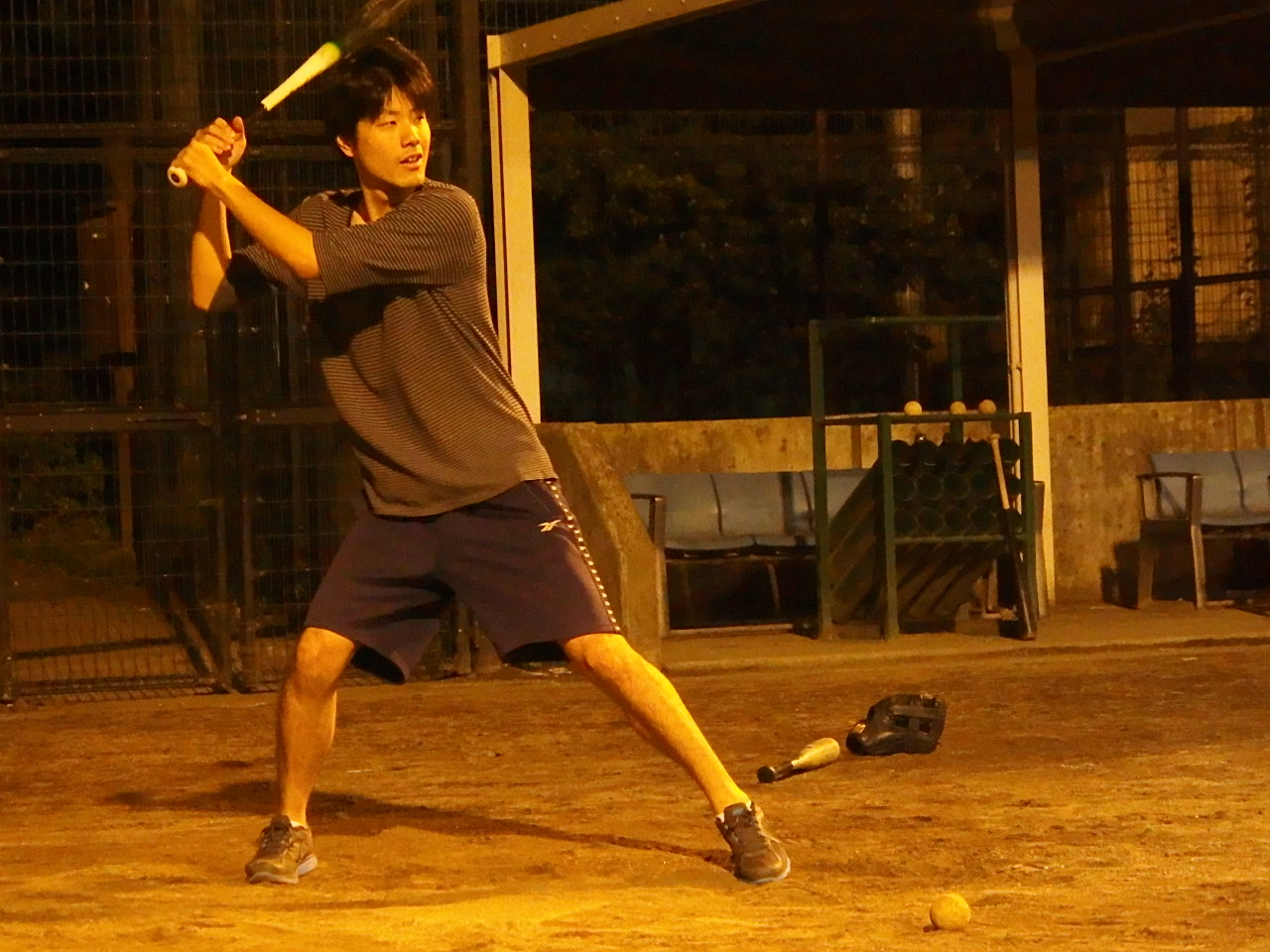 野球部練習の様子⑮