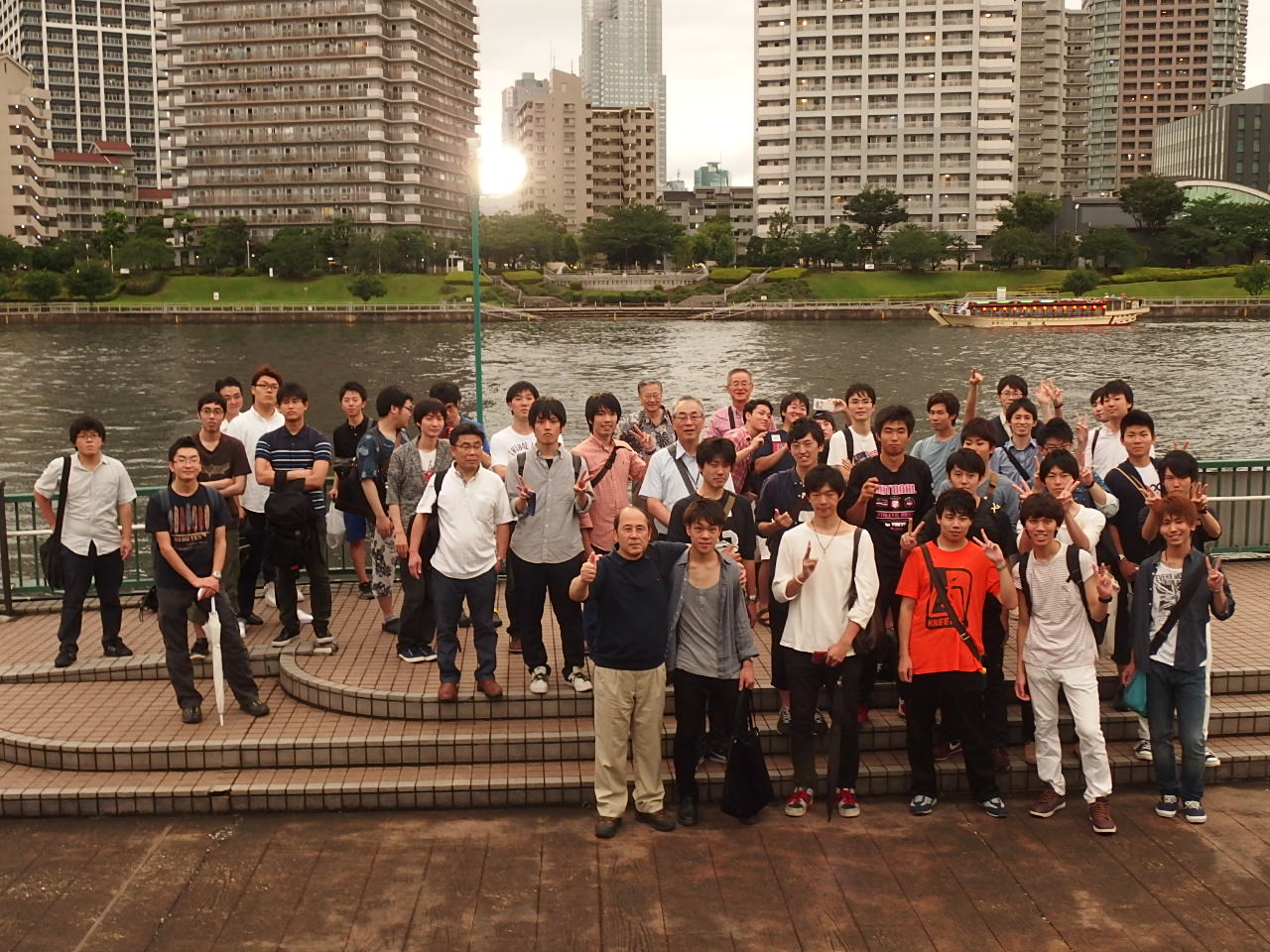 納涼祭準備の様子