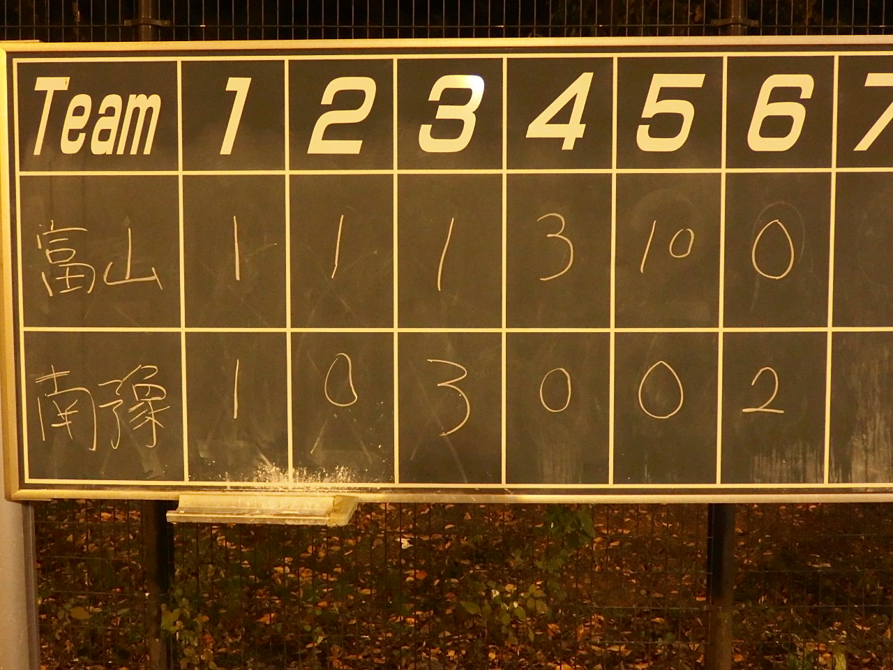 野球の練習試合⑥