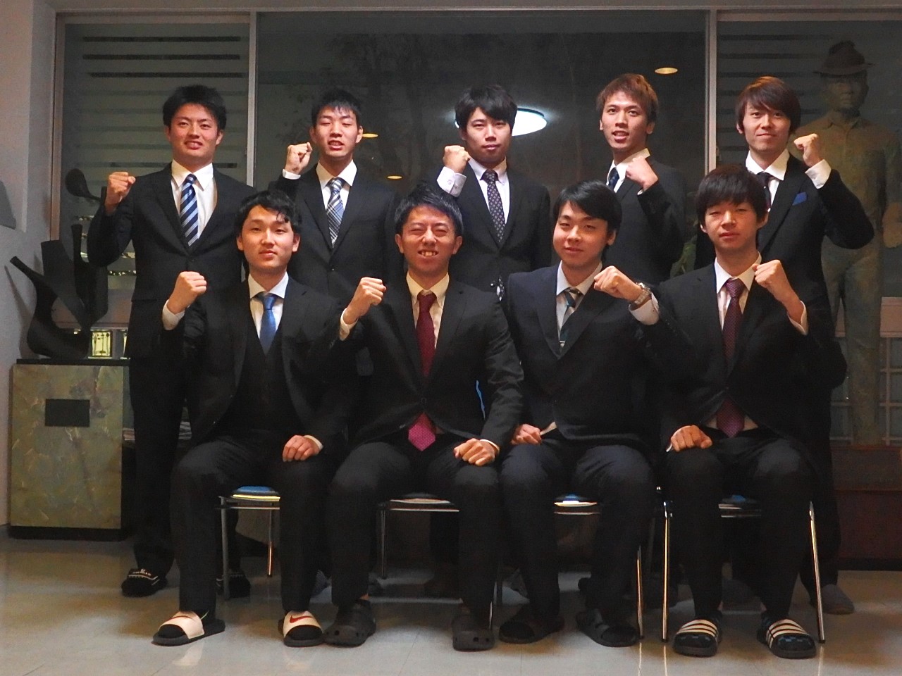 和やかな雰囲気の祝賀会