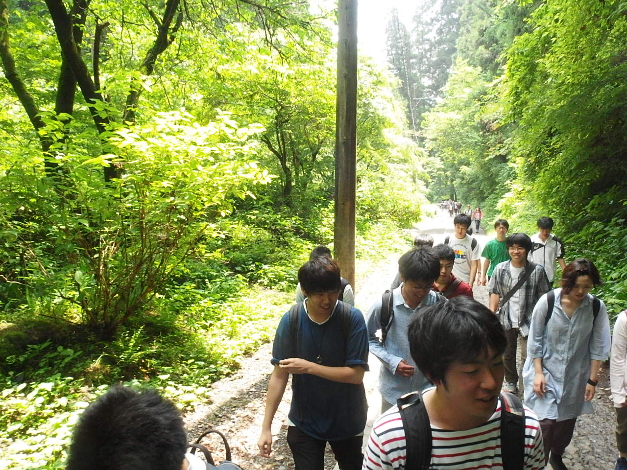 下山後の記念撮影