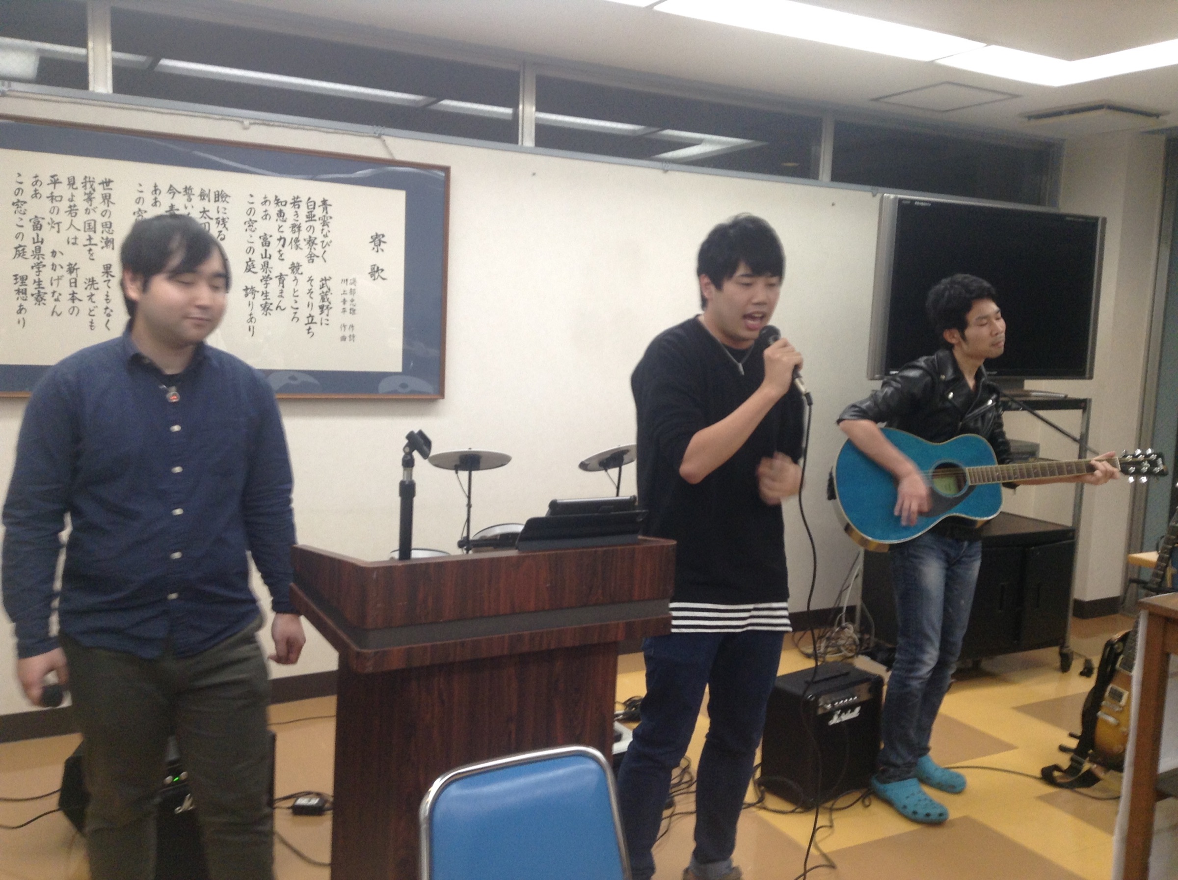 軽音部の演奏