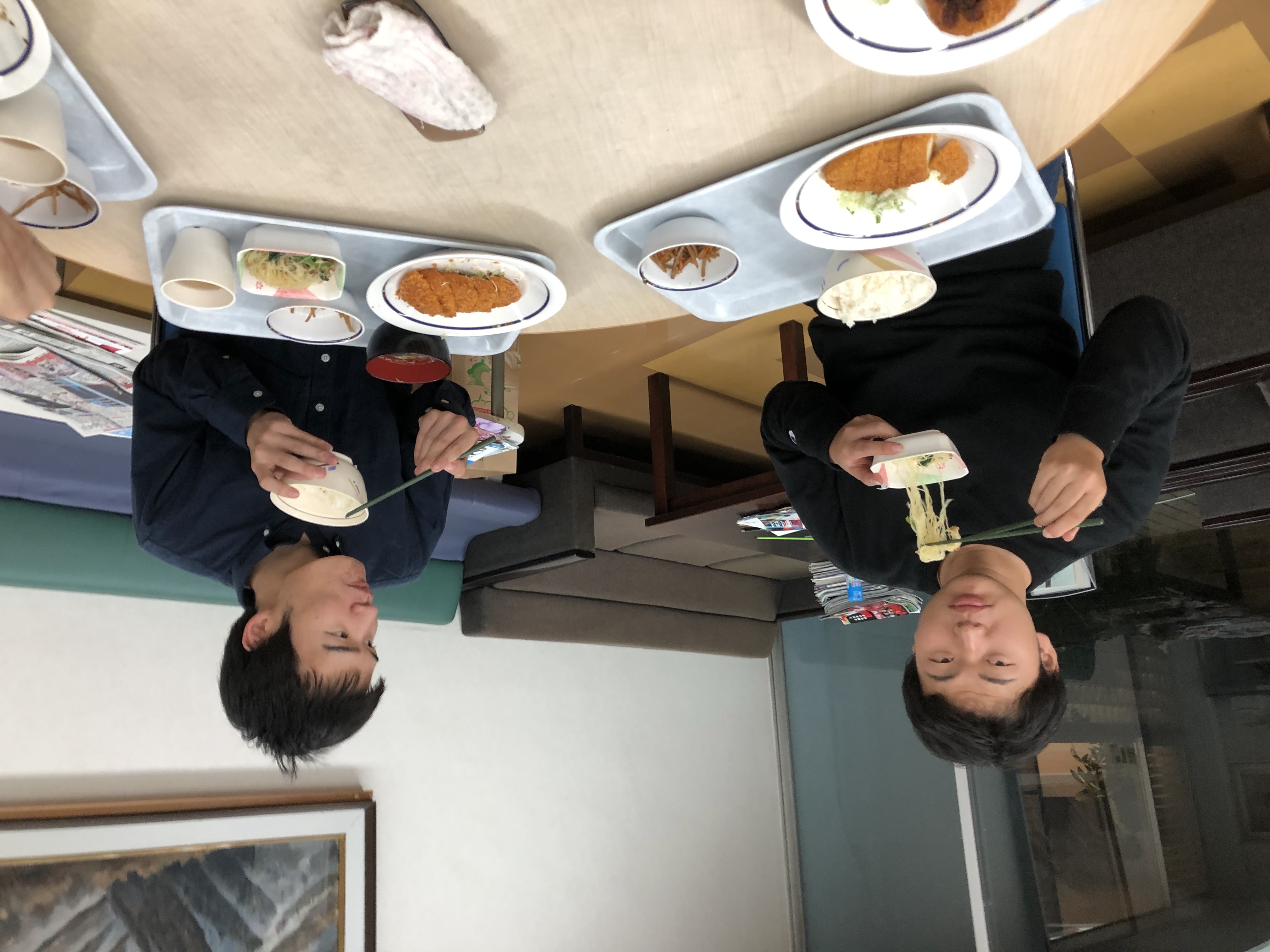 新米を使った食事