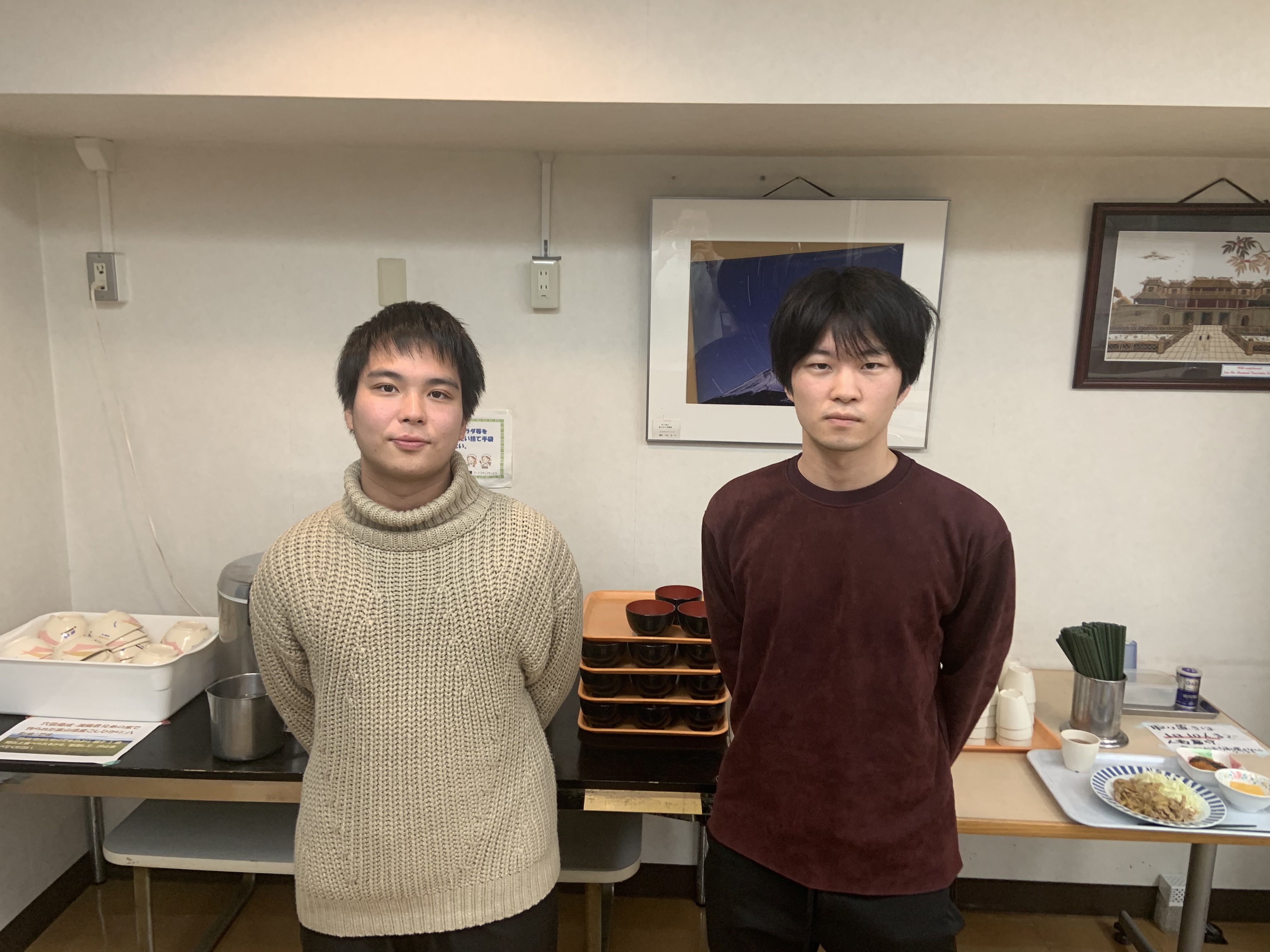 感謝の気持ちを伝える様子