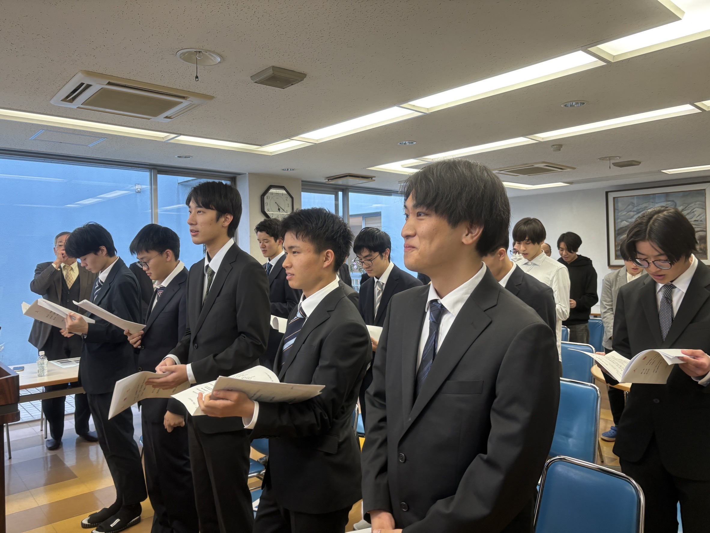 新入生紹介の様子