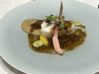 振る舞われたコース料理(1)